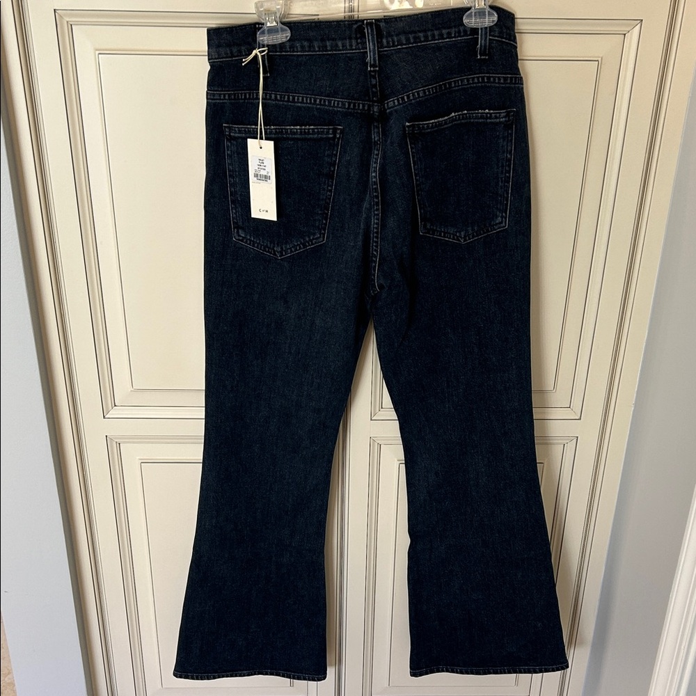 Hailey Flare Split hem dark wash jeans NWT - Picture 8 of 16